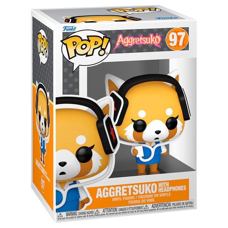 Figura POP Aggretsuko - Aggretsuko with Headphones