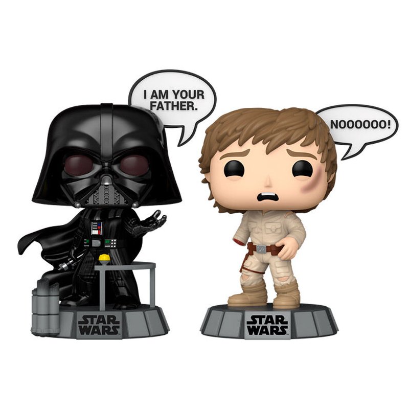 Blister 2 figuras POP Star Wars Darth Vader & Luke Skywalker