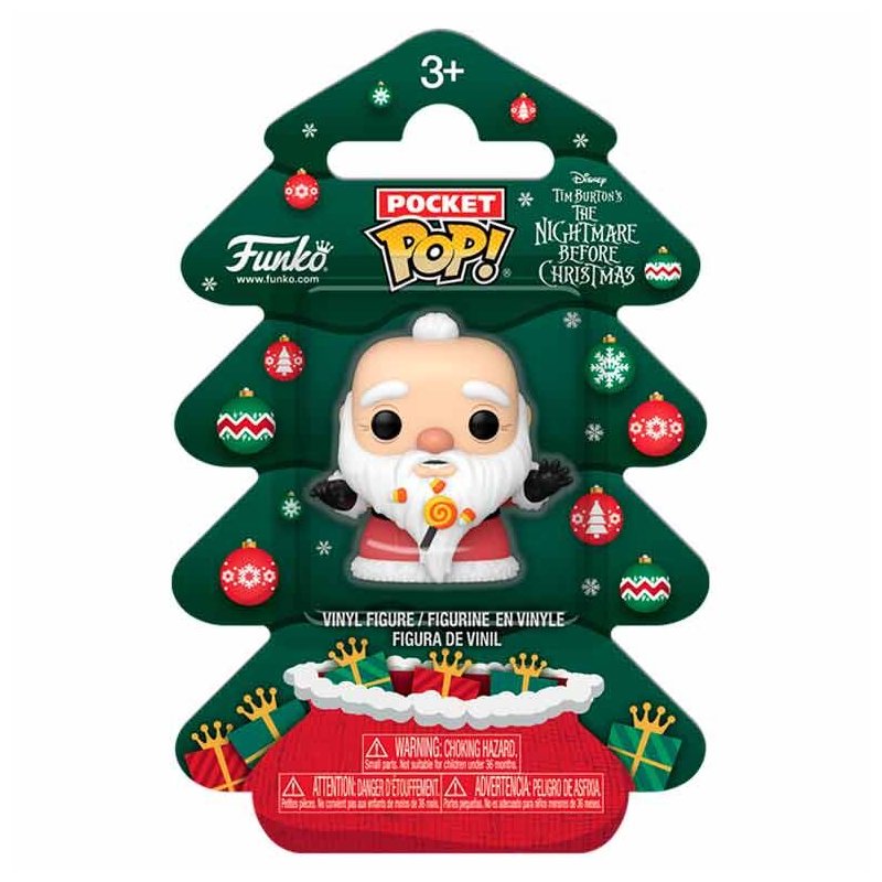 Figura Pocket POP Disney Pesadilla Antes de Navidad Sandy Claws