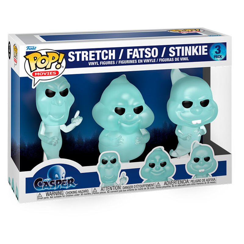 Blister 3 figuras POP Casper Ghostly Trio