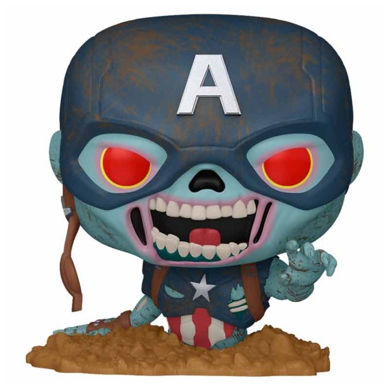 Figura POP Marvel - Marvel Zombies Capitan America