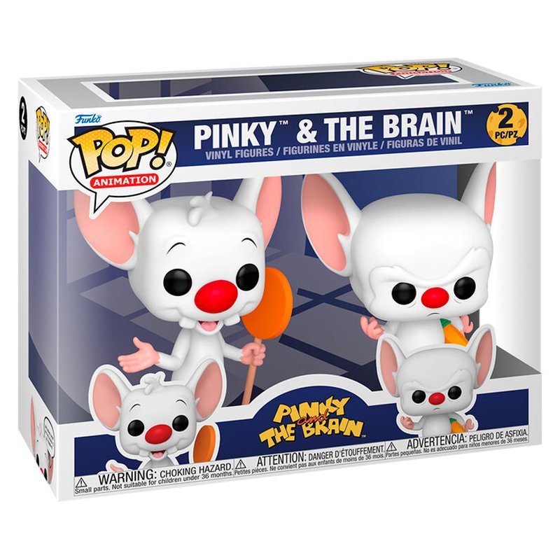 Blister 2 figuras POP Pinky & The Brain