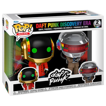 Blister 2 figuras POP Daft Punk Discovery Era