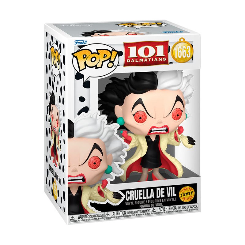 Figura POP Disney 101 Dalmatas Cruella de Vil Chase