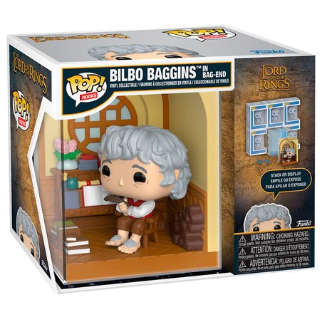 Figura POP Nooks El Señor de los Anillos Bilbo Baggins in Bag-End