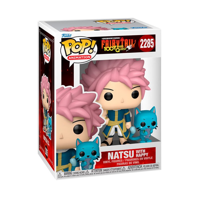 Figura POP Fairy Tail 100 Years Quest Natsu with Happy