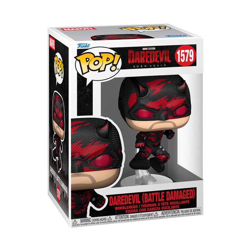 Figura POP Marvel Daredevil Born Again Daredevil Battle Damaged