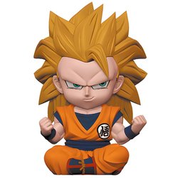 Figura hucha Son Goku Super Saiyan 3 Dragon Ball Z 15cm