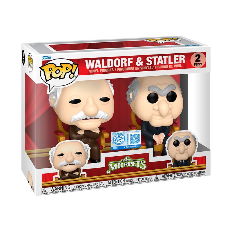 Blister 2 figuras POP Los Teleñecos Waldorf and Statler Exclusive