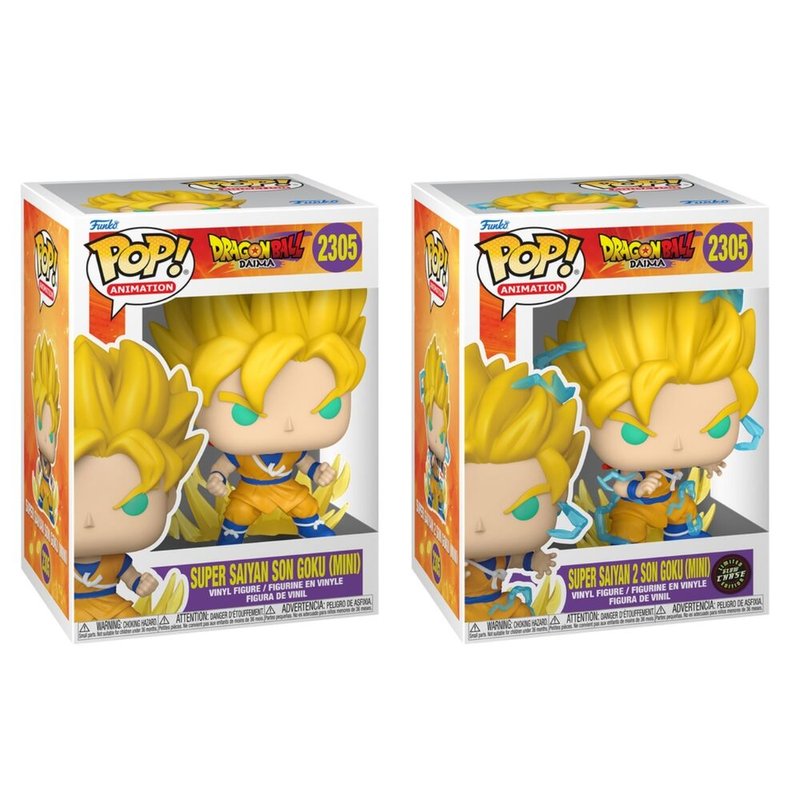 Figura POP Dragon Ball Daima Super Saiyan Son Goku Mini 5 + 1 Chase