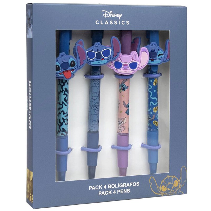 Blister boligrafos Stitch Disney