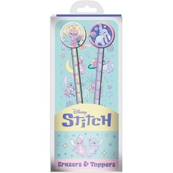 Lapiz con topper borrador Angel & Stitch Disney