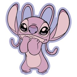 Cojin 3D Angel Stitch Disney
