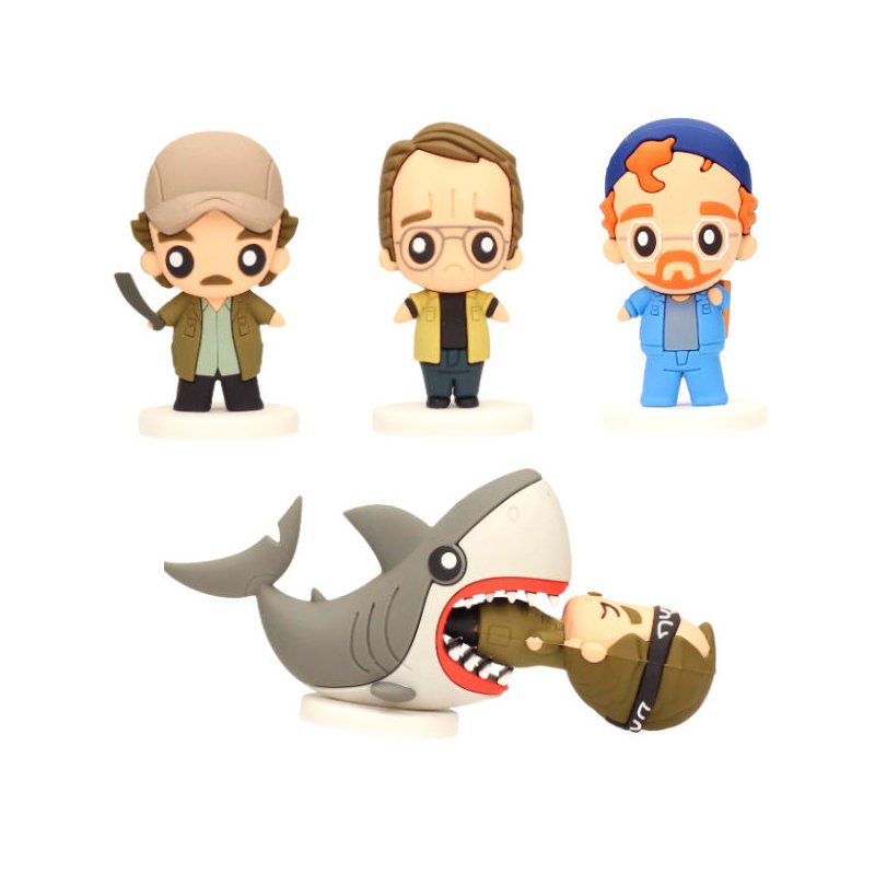 Set 4 figuras Pokis Tiburon