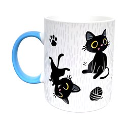 Taza Suerte en el Club del Gato Negro Pusheen