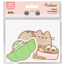 Set 2 pegatinas vinilo Sushi Roll Pusheen