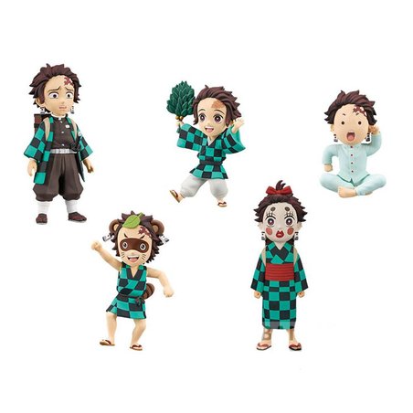 Figura Tanjiro Kamado Demon Slayer Kimetsu no Yaiba 7cm surtido