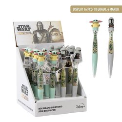 Boligrafo giratorio The Mandalorian Star Wars surtido