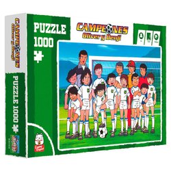Puzzle Foto Equipo Campeones Oliver y Benji 1000pzs