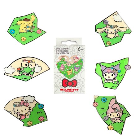 Blind Box Mystery Enamel Pin Hello Kitty and Friends Loungefly surtido