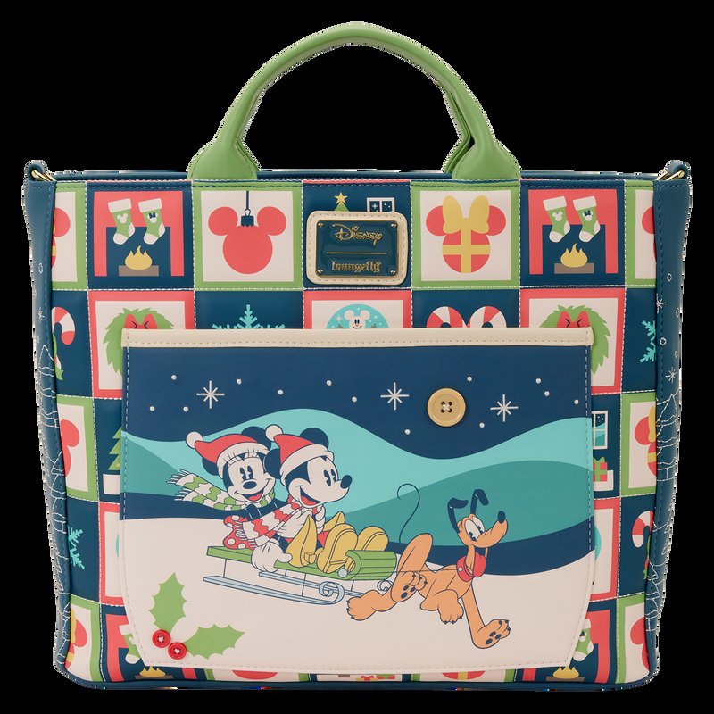 Bolso mochila Mickey & Minnie Holiday Disney Loungefly