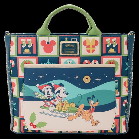 Bolso mochila Mickey & Minnie Holiday Disney Loungefly