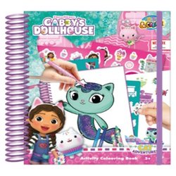 Libro dibujo y actividades La Casa de Muñecas de Gabby