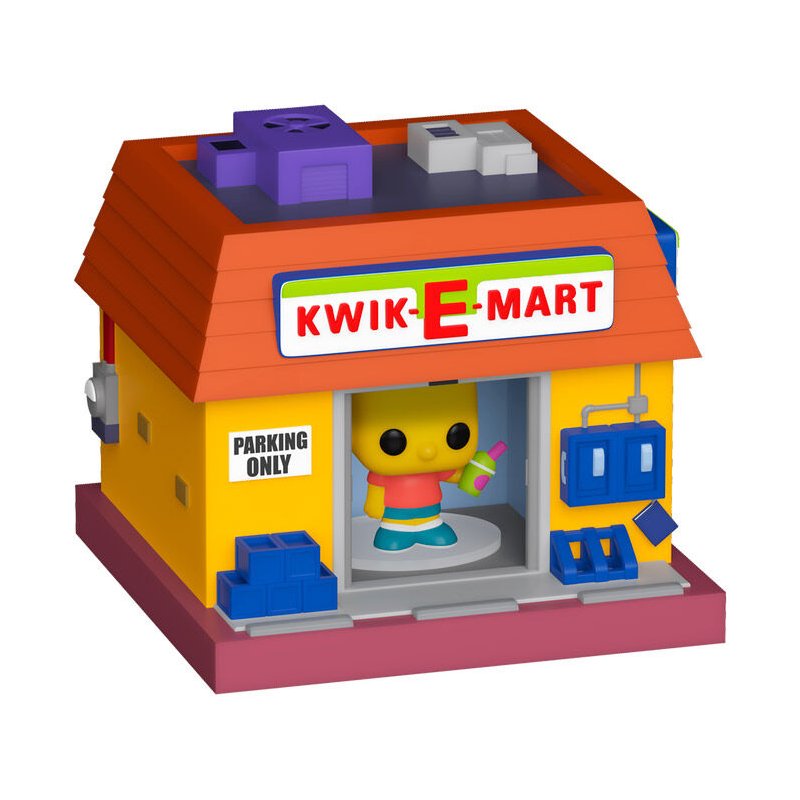 Figura Bitty POP Town Simpsons Bart Simpsons and Kwik-E-Mart