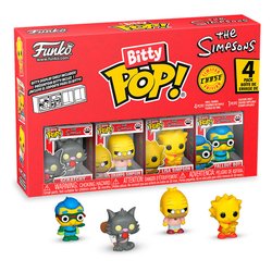 Blister 4 figuras Bitty POP Los Simpsons Scratchy