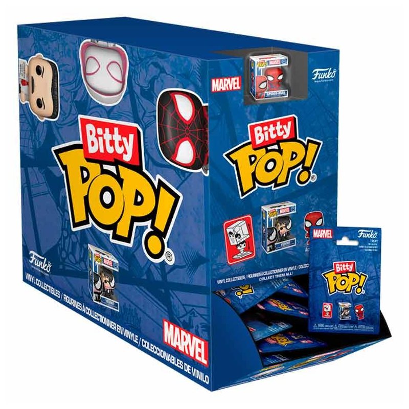 Figura Mystery Bitty POP Marvel Spider-Man surtido