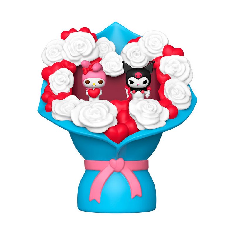Figura Bitty POP Bouquet Hello Kitty My Melody and Kuromi San Valentin