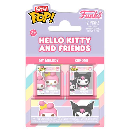Blister 2 Bitty POP Sanrio Hello Kitty and Friends My Melody & Kuromi