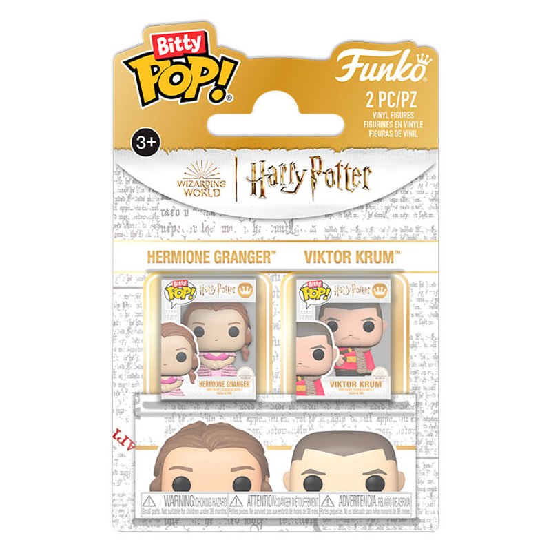 Blister 2 Bitty POP! Harry Potter Hermione & Krum