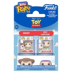 Blister 2 figuras Bitty POP Disney Pixar Toy Story Woody & Buzz