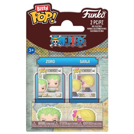 Blister 2 figuras Bitty POP One Piece Zoro & Sanji