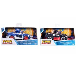 Vehiculo + figura Sonic the Hedhehog 7cm surtido