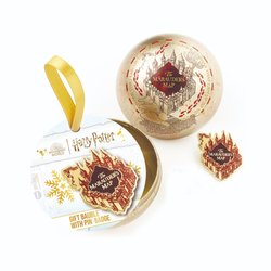 Pin Mapa de los Merodeadores + Bola de Navidad Harry Potter