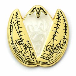 Pin Badge Huevo de oro Harry Potter