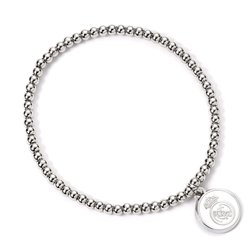 Pulsera Real Madrid plateada