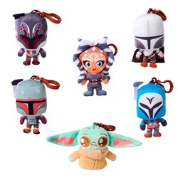 Llavero peluche Mandalorian Star Wars 10cm surtido