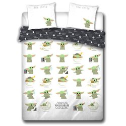 Funda nordica Baby Yoda The Mandalorian Star Wars algodon cama 135cm