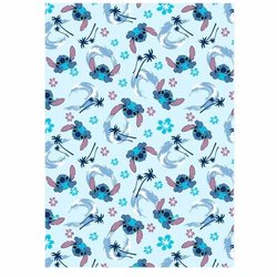 Manta coralina Stitch Disney 110x140cm