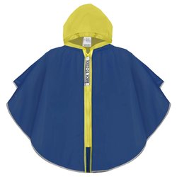Chubasquero azul/amarillo con cremallera