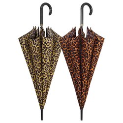 Paraguas automatico leopardo 61cm surtido