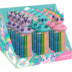 Set 12 lapices de colores 3D Sweet Dreams surtido