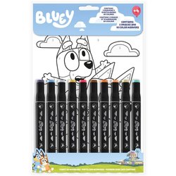Pinta con numeros Bluey