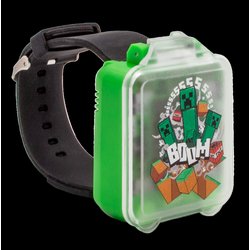 Reloj digital educativo con juegos Minecraft