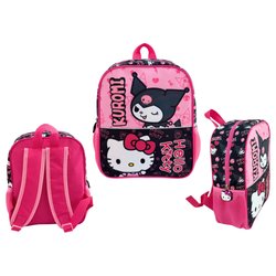 Mochila Kuromi & Hello Kitty 30cm