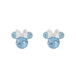 Pendientes Marzo Minnie Disney plata