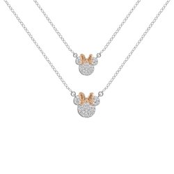 Set 2 Colgantes mama + hija Minnie Disney